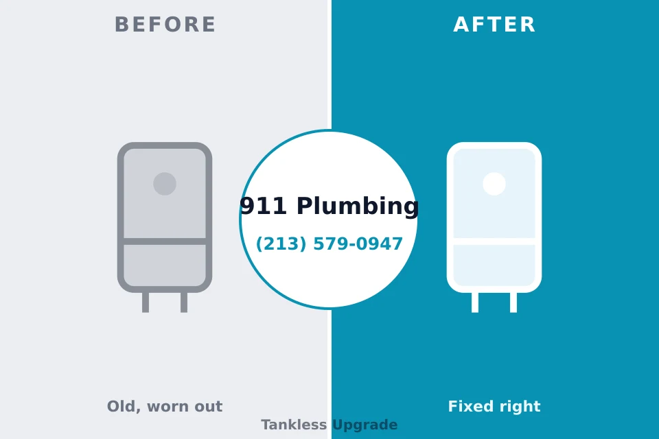 Before and after: plumbing repair West Hurley, NY